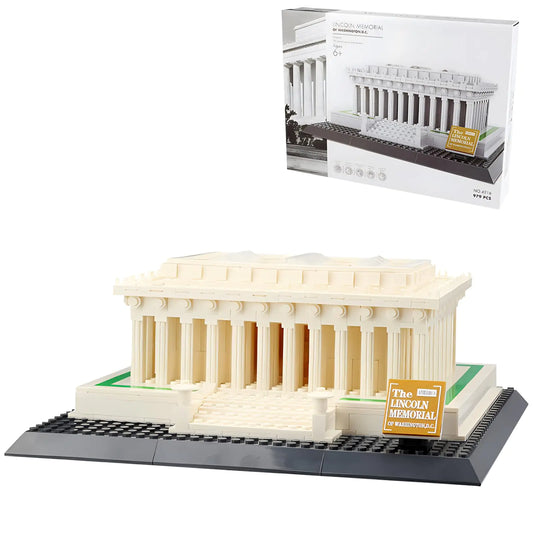 CAXIMSY Washington Lincoln Memorial Architecture Model Building Block Sets The Office Landmarks Skyline Set Toys Collection for Kids Adults 979 PCS